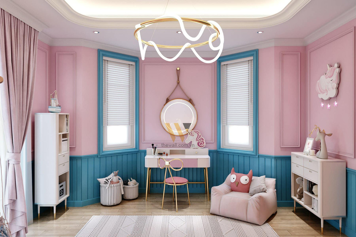 Bên cạnh nội thất hiện đại, ánh đèn lấp lánh trong phòng cũng rất hút mắt người nhìn.