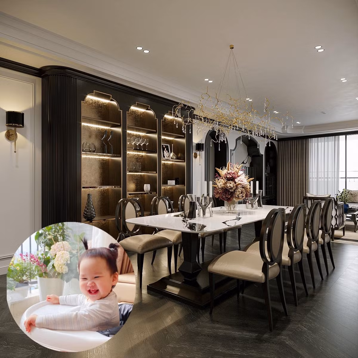 Cận cảnh nhà mới mừng sinh nhật con gái của Bảo Thanh Can canh nha moi mung sinh nhat con gai cua Bao Thanh