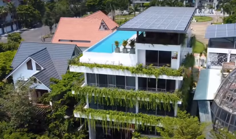 Ngỡ ngàng biệt thự 500m2 đẹp ngang resort bên sông Hàn Ngo ngang biet thu 500m2 dep ngang resort ben song Han