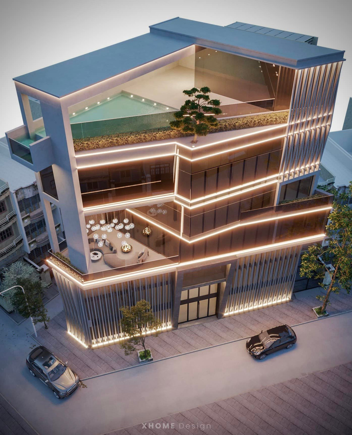 Nam diễn viên cho biết muốn 1 trong 2 thiết kế vừa để ở, vừa kinh doanh.