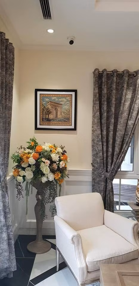 Một góc nội thất phía trong căn biệt thự. Ảnh: Giadinhnet