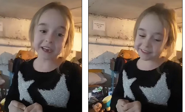 Bé gái Ukraine hát ‘Let It Go’ xao động lòng người dưới hầm trú ẩn Be gai Ukraine hat ‘Let It Go’ xao dong long nguoi duoi ham tru an