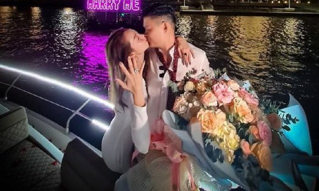 Đám cưới của Minh Hằng và bạn trai doanh nhân là một trong những sự kiện đình đám của sao Việt đang thu hút sự quan tâm đặc biệt của khán giả. Ảnh: FBNV