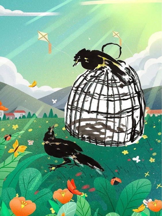 Ví dụ như loài chim sáo đá, chim sáo myna, có thể học nói và hát sau quá trình luyện tập lâu dài, và cũng có thể đạt đến mức sống động như thật.