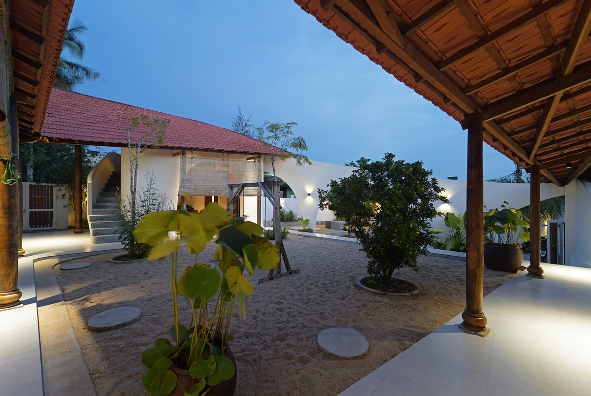  Khu nghỉ dưỡng bình yên khi nắng tắt. Nguồn ảnh: Nguyen Cuong