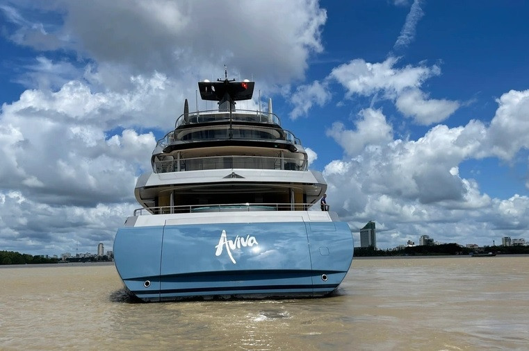 Siêu du thuyền của tỷ phú Anh trị giá khoảng 150 triệu USD (khoảng 3.400 tỷ đồng). Ảnh: Dân trí