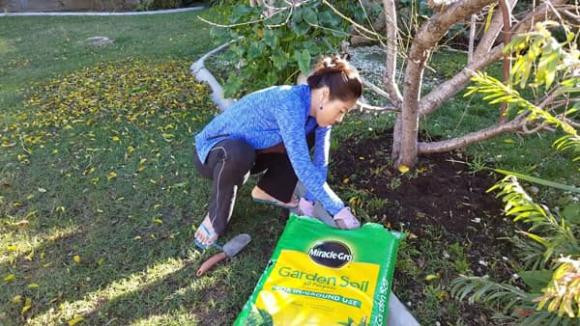 Giọng ca "Con tim dại khờ" dành nhiều thời gian chăm sóc khu vườn.