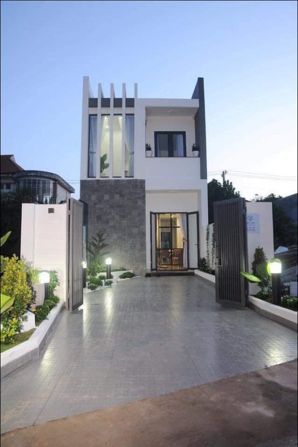 Nhà 2 tầng lý tưởng dành cho những cặp vợ chồng trẻ. Ảnh: Nhadep