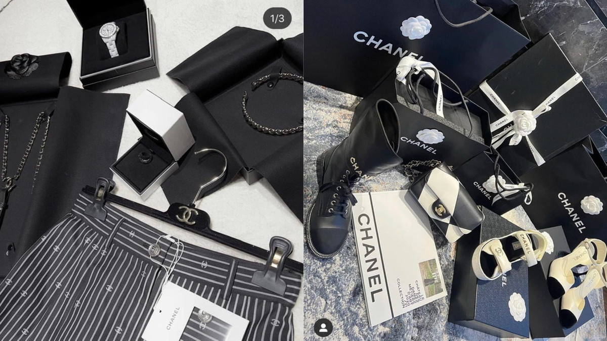 Loạt đồ hiệu của Hiền Hồ chia sẻ trên trang cá nhân khiến nhiều người xuýt xoa. Ảnh: Dân Việt