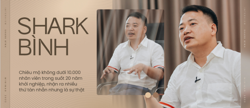 Trong một số phát sóng của Thương Vụ Bạc Tỷ, Shark Bình không ngần ngại nói thẳng: "Em phải tỉnh ra, đừng ngáo giá". Ảnh: FB Shark Nguyễn Hòa Bình