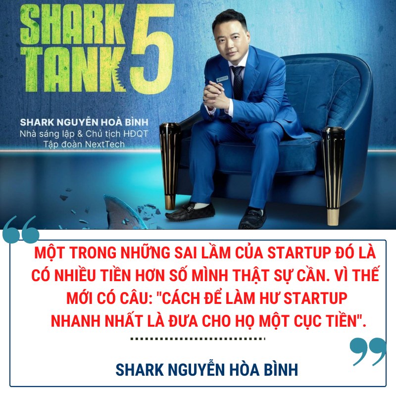 Ngay trong tập 1 của Shark Tank Việt Nam mùa 5 vừa qua, Shark Bình thu hút sự chú ý của khán giả bằng những phát ngôn "ấn tượng". Ảnh: VietnamBussiness Insider