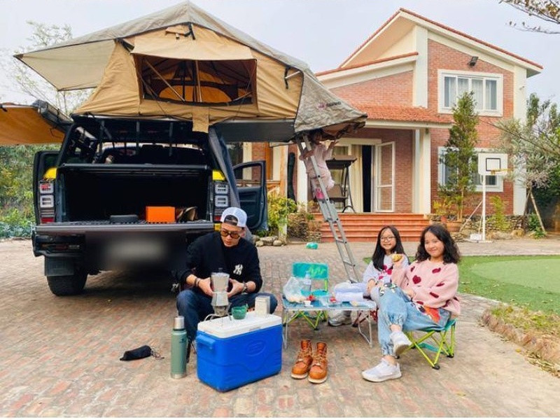 Đây là không gian để Hồng Đăng cùng gia đình về nghỉ ngơi. Ảnh: FBNV