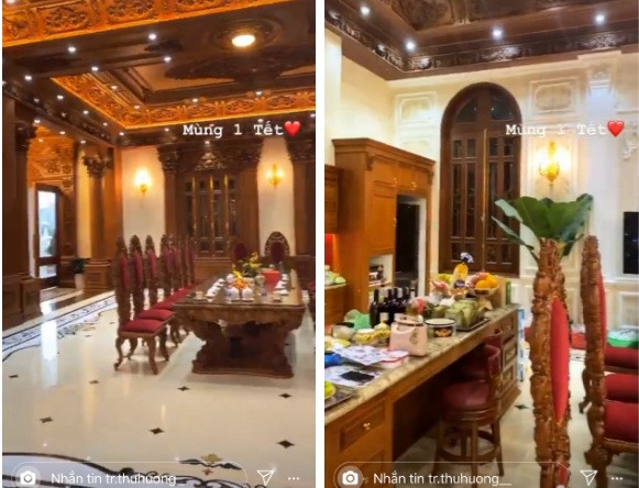 Đáng chú ý, từ bàn ghế đến trần nhà đều làm bằng gỗ với những chạm khắc rất tinh xảo. Ảnh chụp màn hình