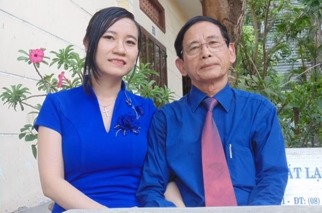 Nhiều người nghi ngờ về "động cơ" thực sự của cả hai phía sau cuộc hôn nhân tưởng chừng "đũa lệch" này. Thế nhưng thời gian đã chứng minh họ đang sống bên nhau hạnh phúc. Ảnh: Dân Việt