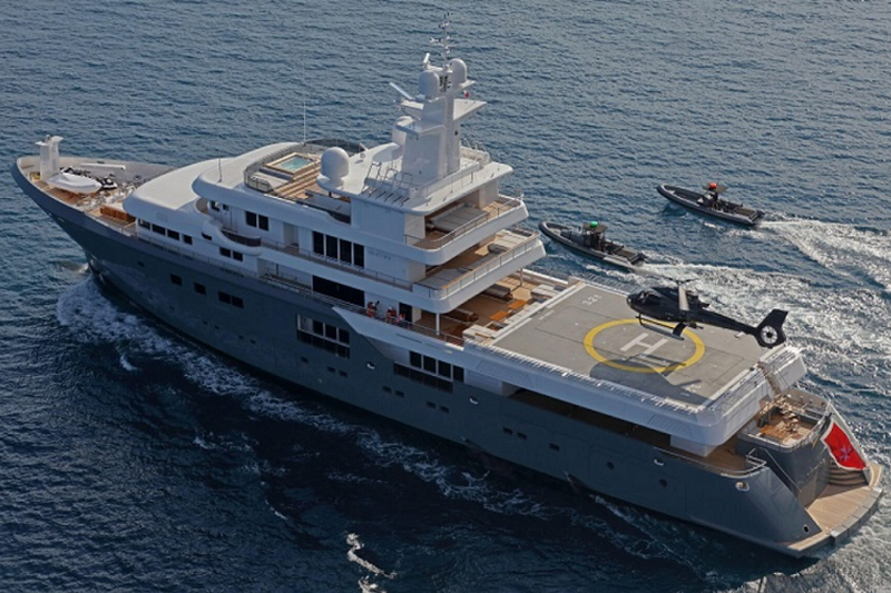 Siêu du thuyền trị giá 102 triệu USD là khoản đầu tư của những những người trong gia tộc Rothschild thế hệ mới. Ảnh: CNN