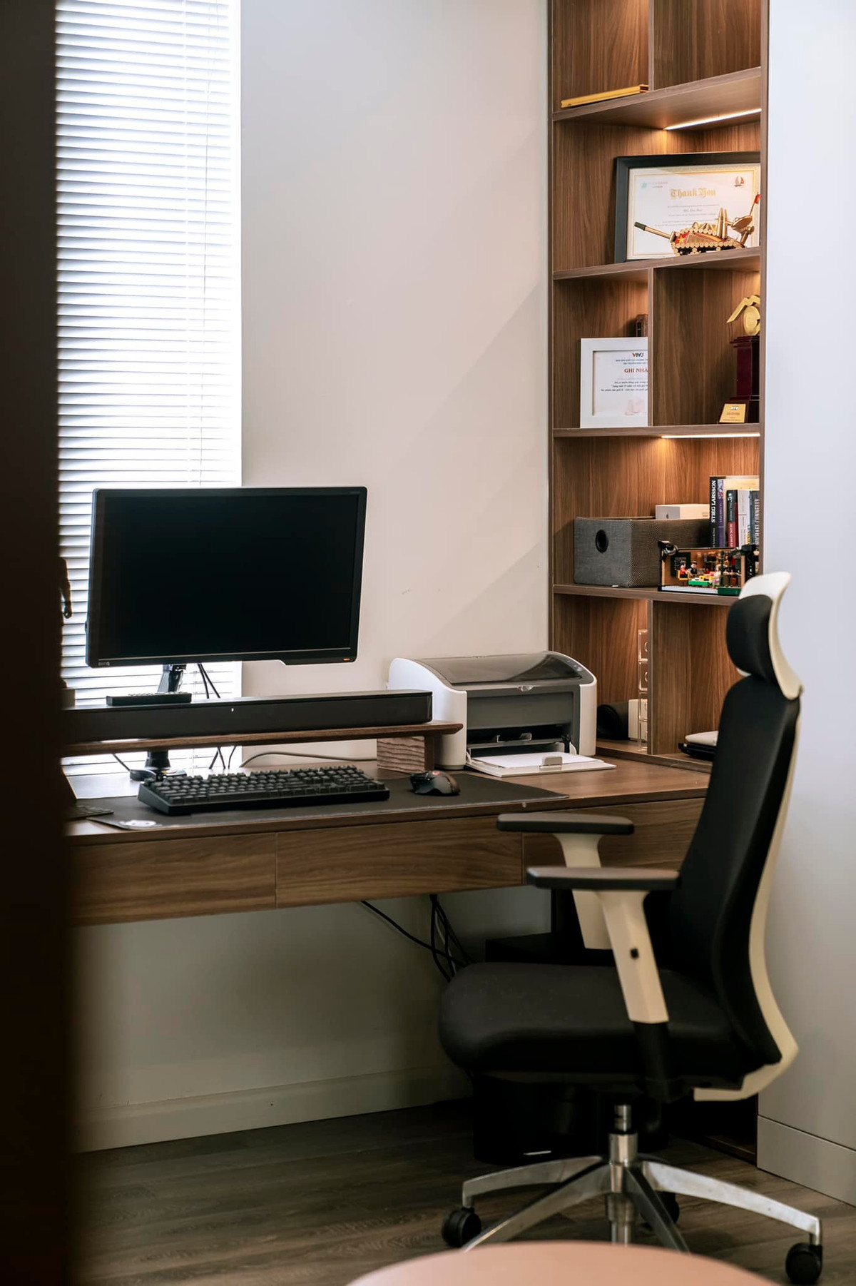 Tổng thời gian thiết kế và thi công căn hộ là 3 tháng. Ảnh: FBNV