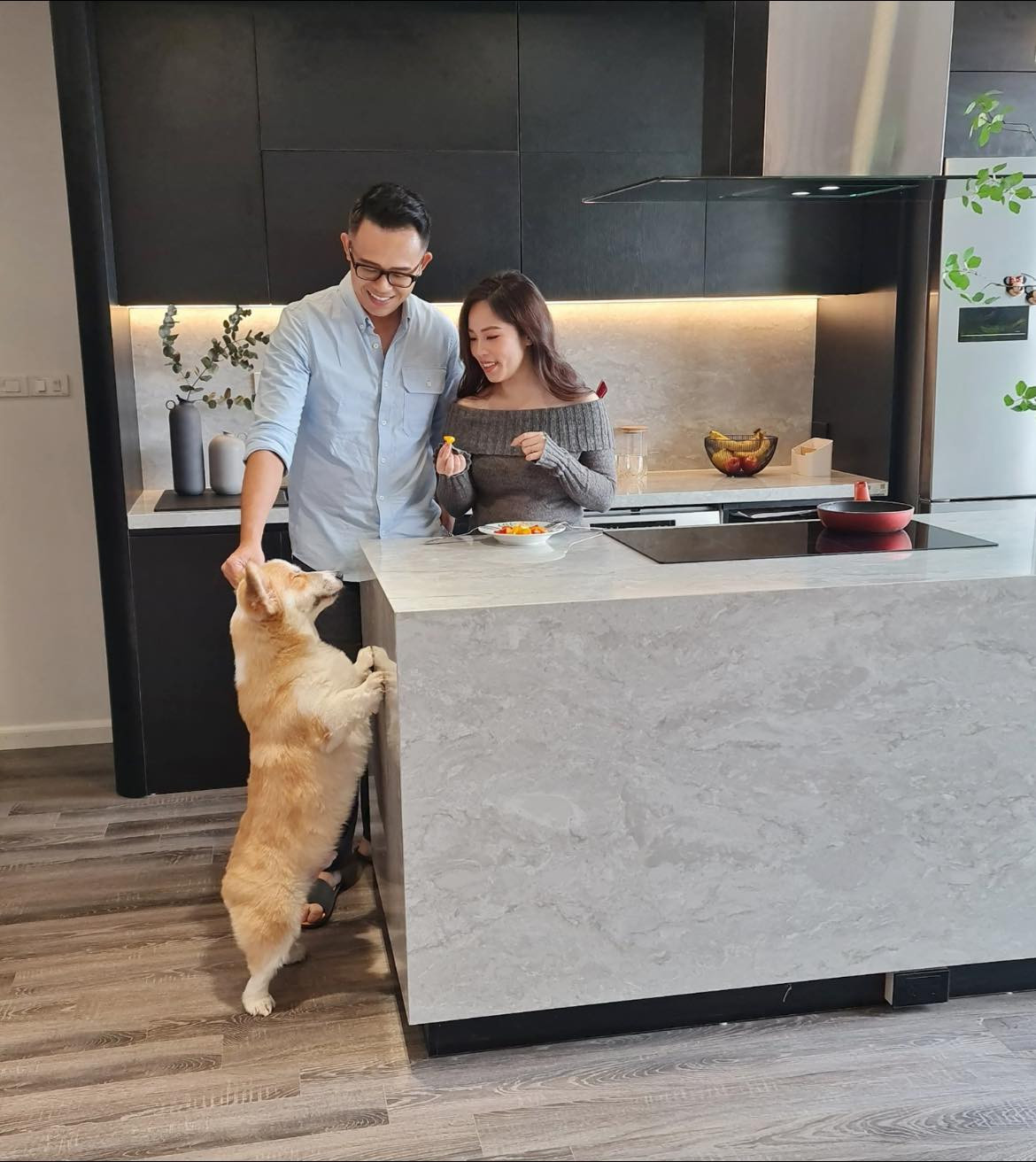 Khu vực bếp trong căn hộ. Ảnh: FBNV