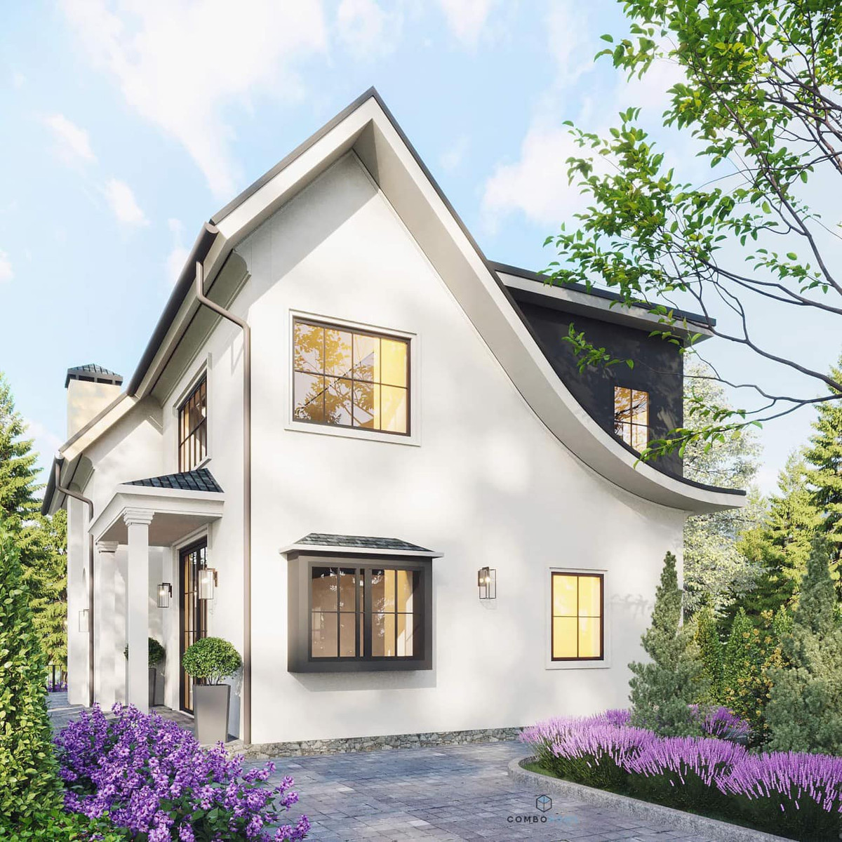 Căn biệt thự của Cao Thái Sơn nằm trên đồi view hồ thơ mộng.