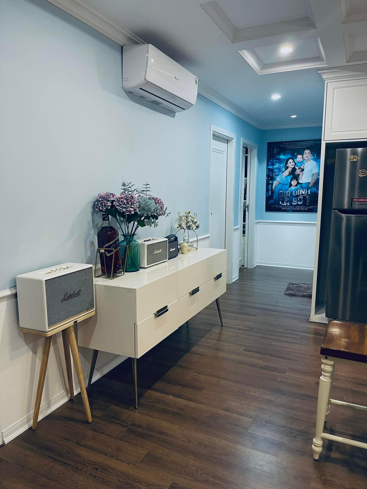 Qua một vài bức ảnh có thể thấy nhà mới của Đỗ Duy Nam rộng rãi và thoáng mát.