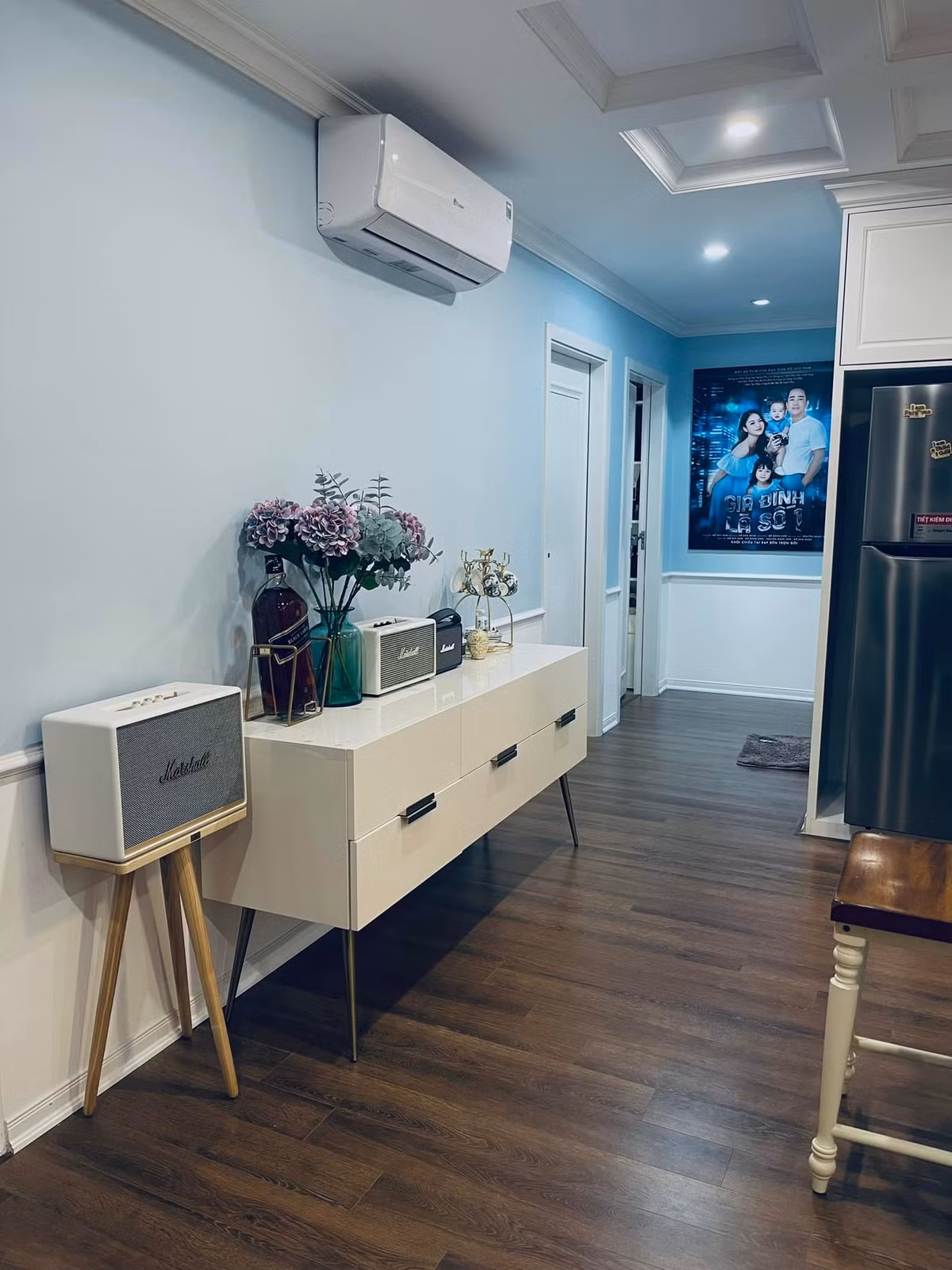 Qua một vài bức ảnh có thể thấy nhà mới của Đỗ Duy Nam rộng rãi và thoáng mát.