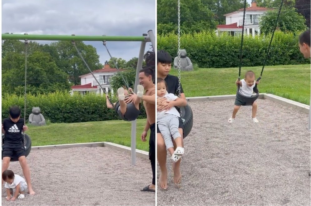 Qua loạt ảnh, căn biệt thự của gia đình Kim Lý tại Thụy Điển được chia sẻ.