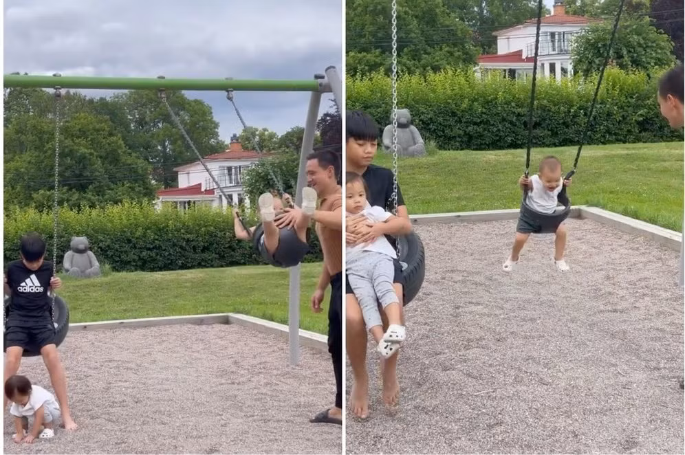 Qua loạt ảnh, căn biệt thự của gia đình Kim Lý tại Thụy Điển được chia sẻ.