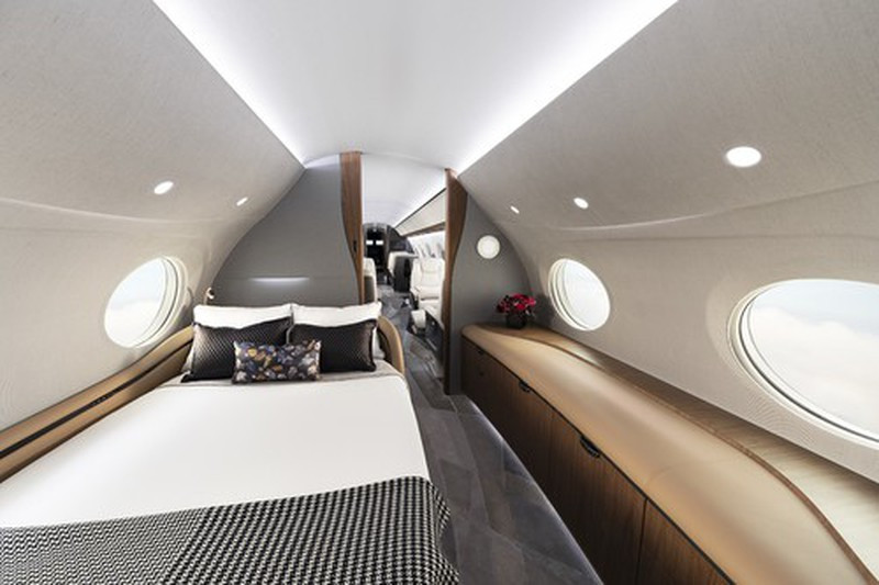 Tất cả ghế hiện đại trên Gulfstream đều làm với chất liệu tốt nhất. Nguồn ảnh: Gulfstream