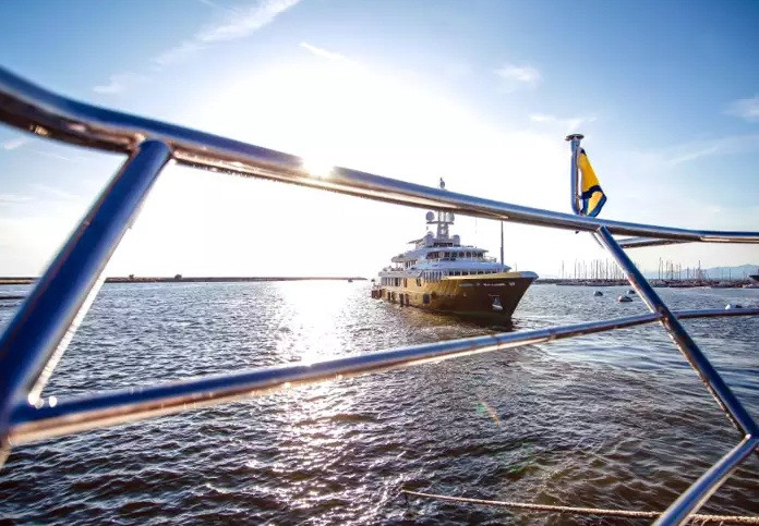 Siêu du thuyền đã trở thành “siêu phẩm” sau khi hoàn thành. Nguồn ảnh: BI