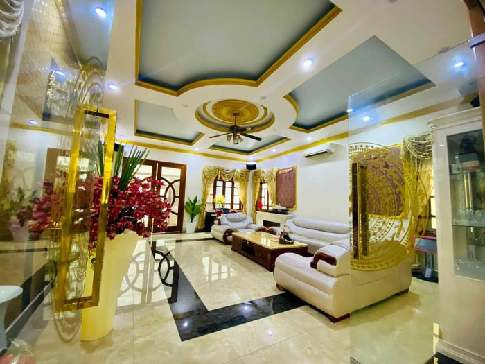 Căn biệt thự của Vy Oanh rộng 3.000m2, có tổng cộng 10 phòng ngủ và nhiều phòng chức năng khác nhau.