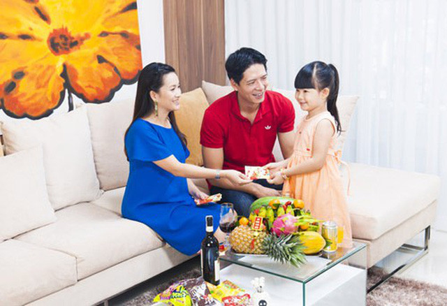 Góc phòng khách đơn giản nhưng sang trọng, tinh tế. Ảnh: Nhịp sống Việt