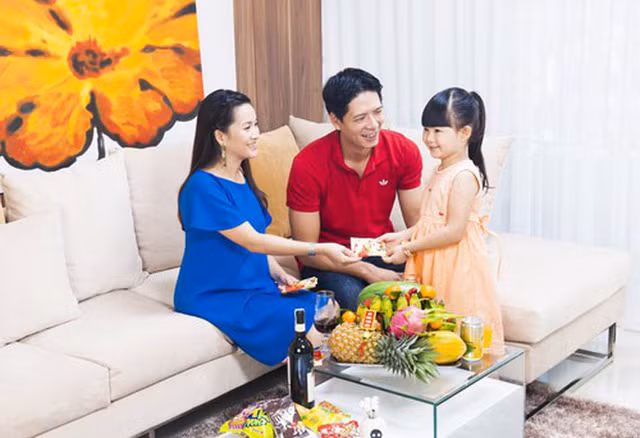 Góc phòng khách đơn giản nhưng sang trọng, tinh tế. Ảnh: Nhịp sống Việt