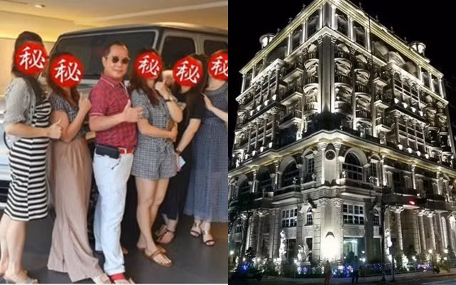 Dai gia xay biet thu 300 ty de song chung 4 vo, 16 bo giau 