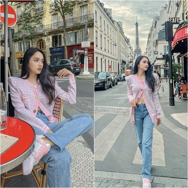 Hoa hậu Hương Giang cũng thường xuyên có những chuyến du lịch nước ngoài đắt đỏ, từ Thái Lan, Moscow đến Paris...Nguồn ảnh: FBNV