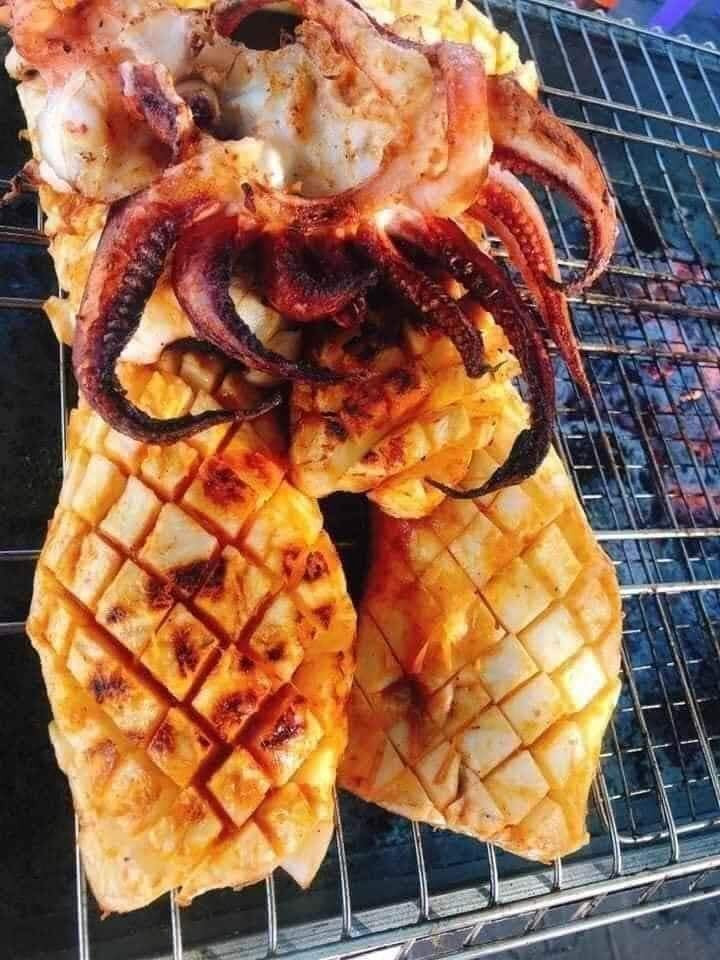 Tuy nhiên, mực xà đại dương nếu biết tẩm ướp đúng cách thì vẫn rất thơm ngon. Ảnh: Facebook