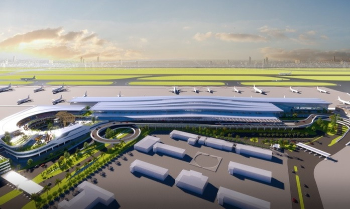 Dự kiến, nhà ga hành khách T3 sân bay Tân Sơn Nhất có công suất 20 triệu hành khách/năm. Nguồn ảnh: ACV