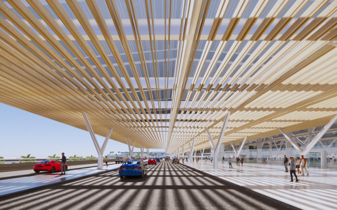 Khu vực sảnh đến.