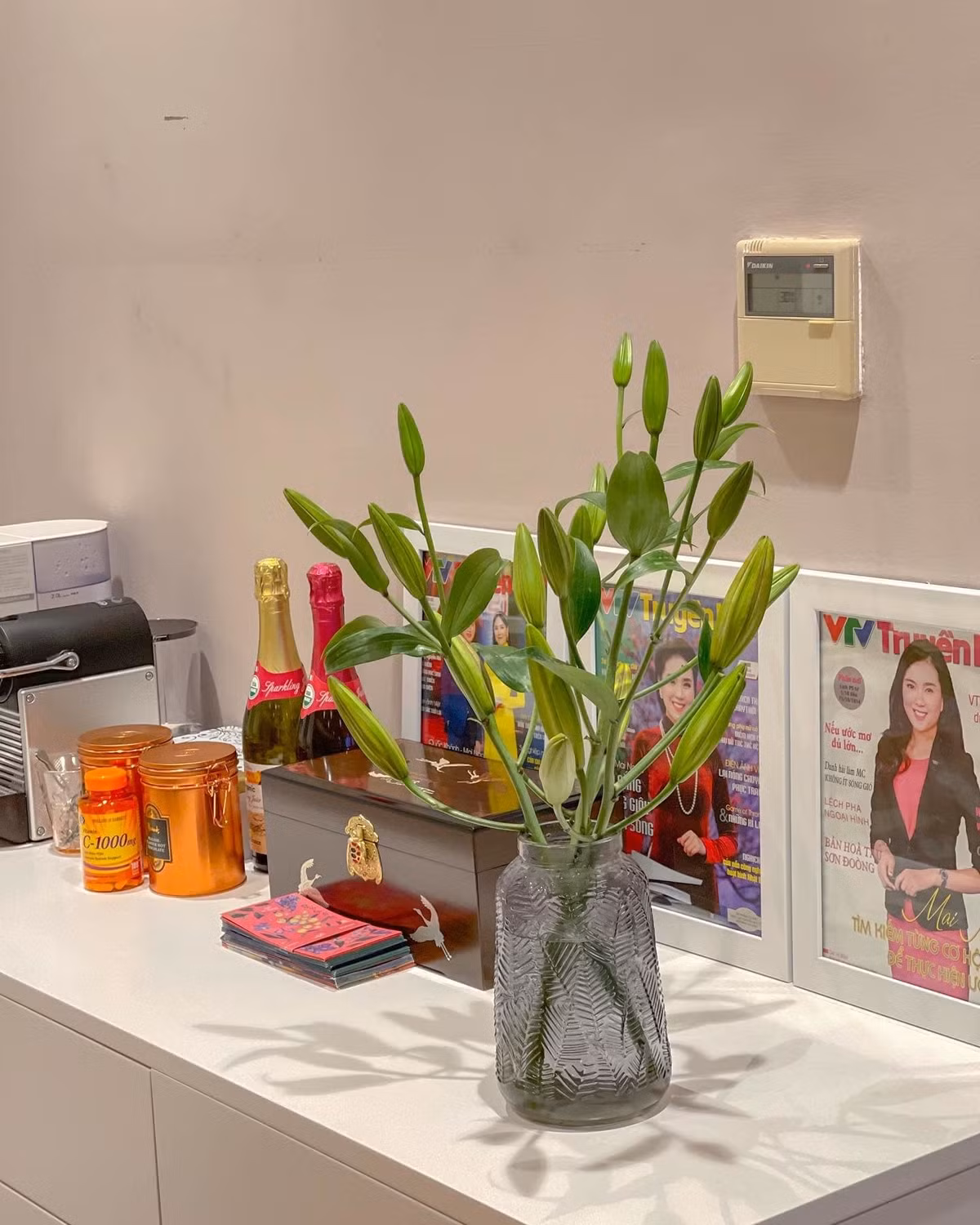 Căn hộ của MC Mai Ngọc và chồng đại gia có không gian thoáng đãng, rộng rãi. Ảnh: Vietnamnet