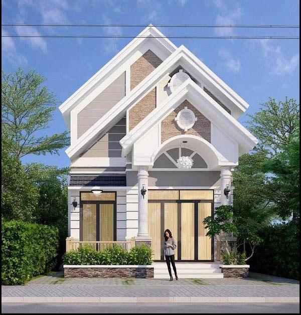 Hệ mái thái cao giúp ngôi nhà thêm thông thoáng, chống thấm tốt vào mùa mưa. Ảnh: Wedo