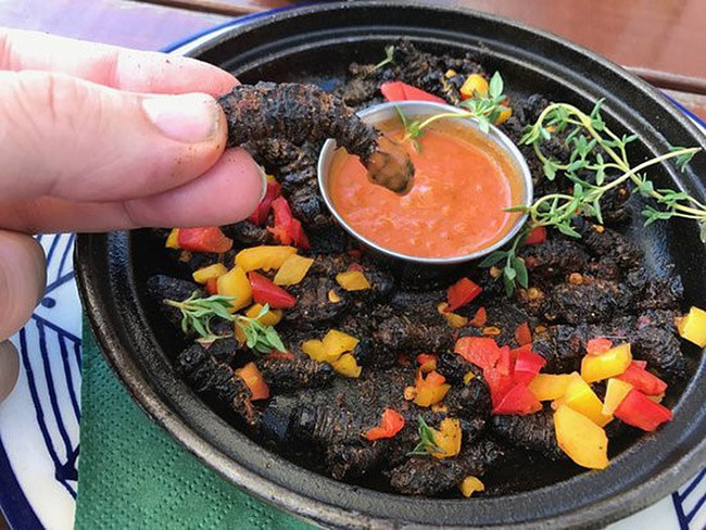 Trên trang Amazon, loại sâu này sấy khô được bán với giá 0,6 USD/g. Tính ra 1kg sẽ có giá khoảng 600 USD (tương đương 13,9 triệu đồng). Ảnh: Printest