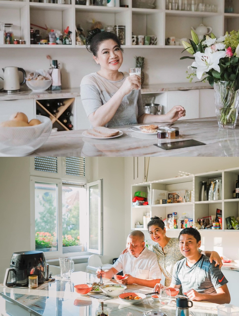 Bên trong căn nhà thiết kế với nhiều cửa sổ để lấy được ánh sáng tự nhiên, mang đến cảm giác thoáng đãng. Ảnh: FB Shark Liên