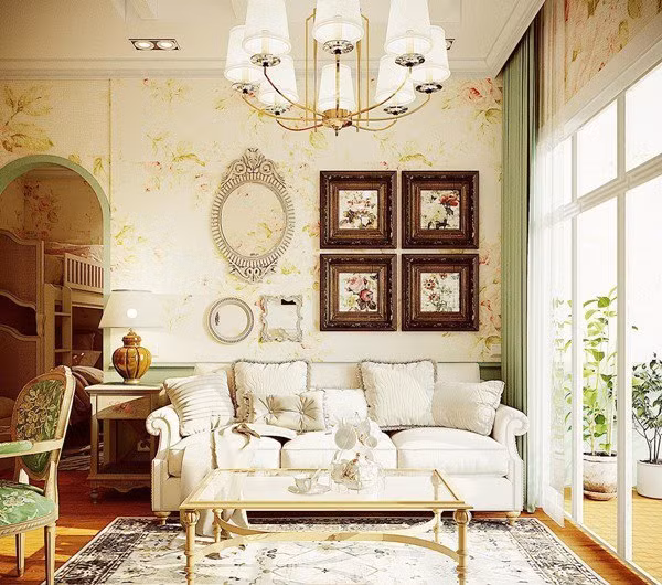 Dù diện tích không lớn nhưng căn hộ của Hòa Minzy bài trí tinh tế theo phong cách vintage Châu Âu. Ảnh: FBNV