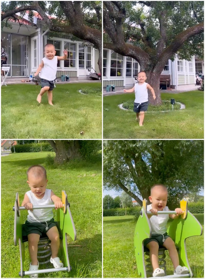  Biệt thự của bố mẹ Kim Lý có khu vườn rộng thênh thang. Ảnh: IG henrylisaleon