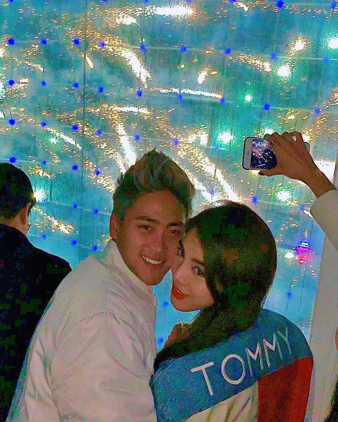 Đón năm mới 2020, Claret Giang Lê và chồng là Thái Bá Nam du lịch ở nhiều nơi như Hàn Quốc, Đài Loan.