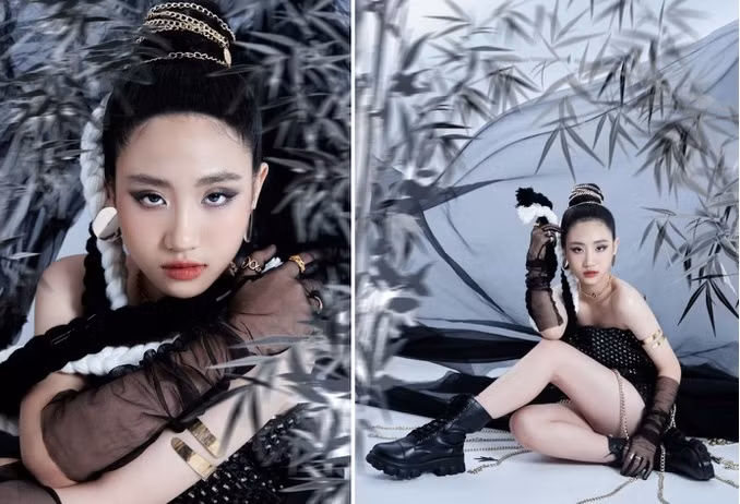 Mau nhi Minh Anh: 12 tuoi cao 1m65, co thanh tich hoc tap an tuong