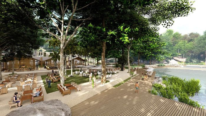 Theo dự kiến, resort của Chi Bảo dự kiến có khoảng 300 phòng khách sạn nằm ở 3 khu tích hợp những tiện ích cao cấp như: hồ bơi, khu spa, gym, phòng họp cao cấp, quán cà phê...