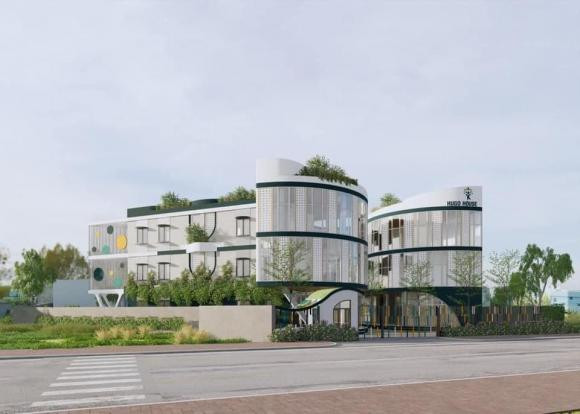 Mới đây, trên trang cá nhân, Vân Hugo khiến dân tình trầm trồ khi nhá hàng bản vẽ 3D cho siêu tòa nhà mới mang tên cô sắp sửa được xây dựng.