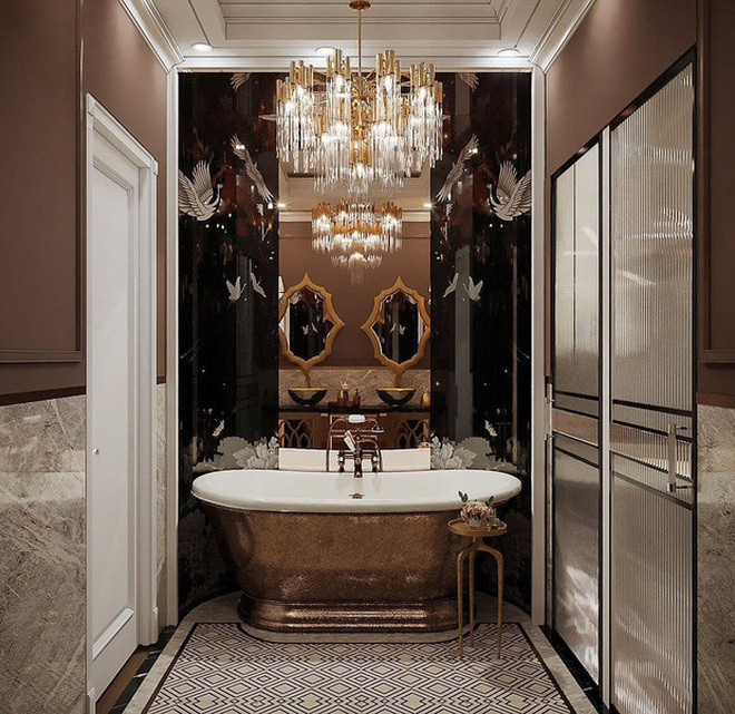 Biệt thự thiết kế theo phong cách cổ điển sang trọng cùng nội thất cực kỳ đắt đỏ. Ảnh: FBNV