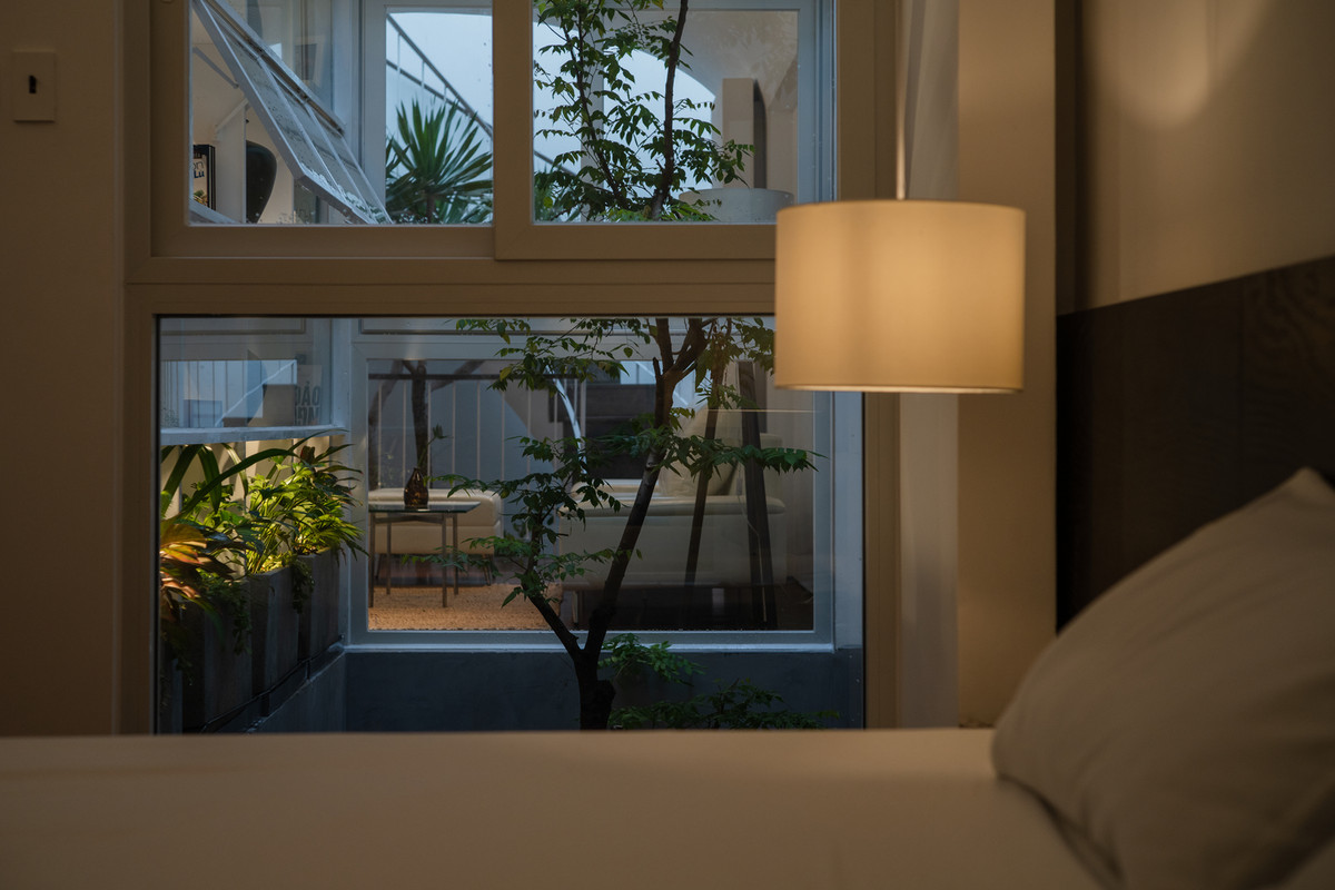 Các phòng ngủ và phòng sinh hoạt chung ở tầng 2 và tầng 3.