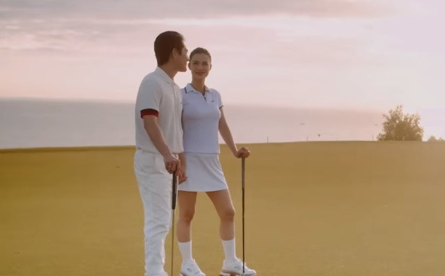 Trong khu biệt thự của Đông Nhi - Ông Cao Thắng còn có cả khu tập golf riêng biệt. Ảnh chụp màn hình