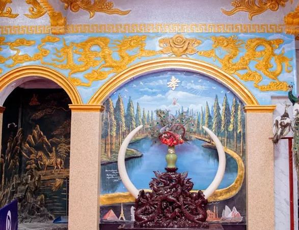 Bản thân Ngọc Sơn xem đây không phải căn nhà bình thường mà giống như một tác phẩm nghệ thuật. Ảnh: Vietnamnet